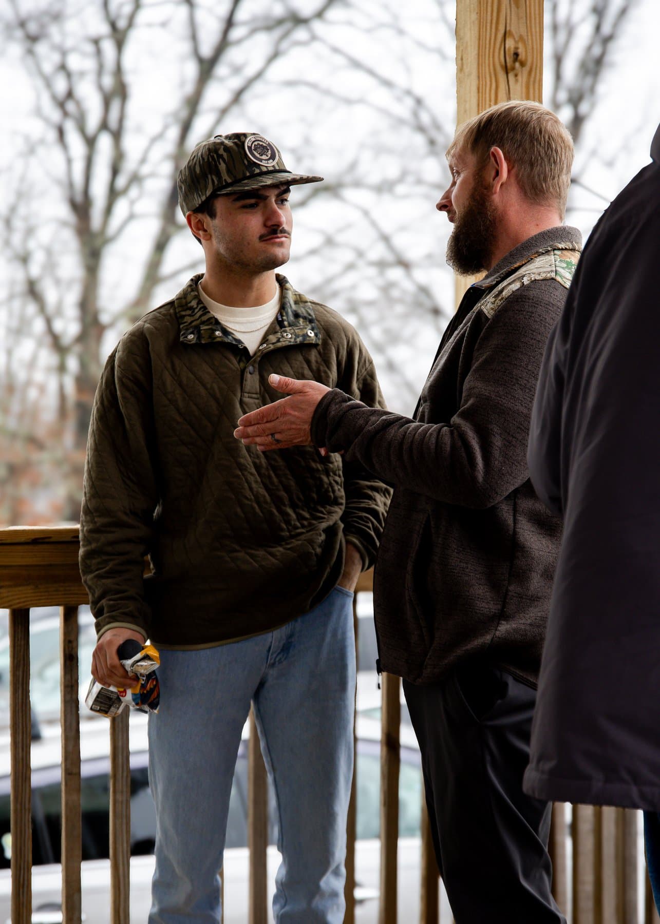 A conversation on the porch — Faith Baptist Grandview